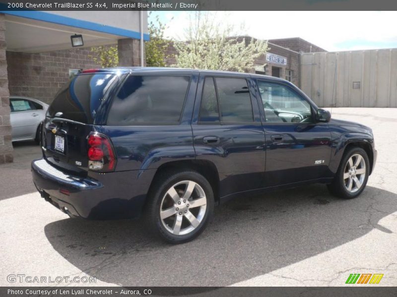 Imperial Blue Metallic / Ebony 2008 Chevrolet TrailBlazer SS 4x4
