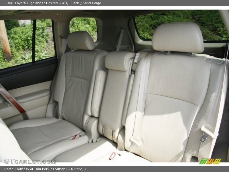 Black / Sand Beige 2008 Toyota Highlander Limited 4WD