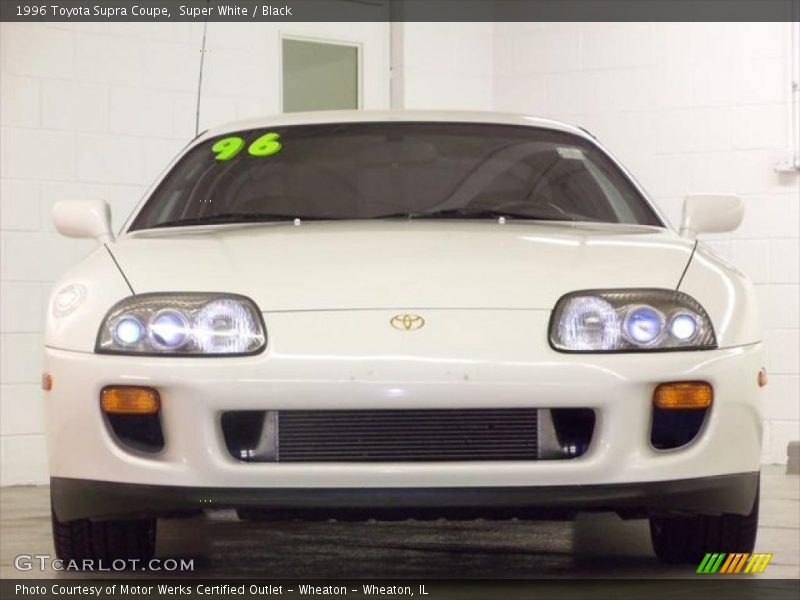 Super White / Black 1996 Toyota Supra Coupe