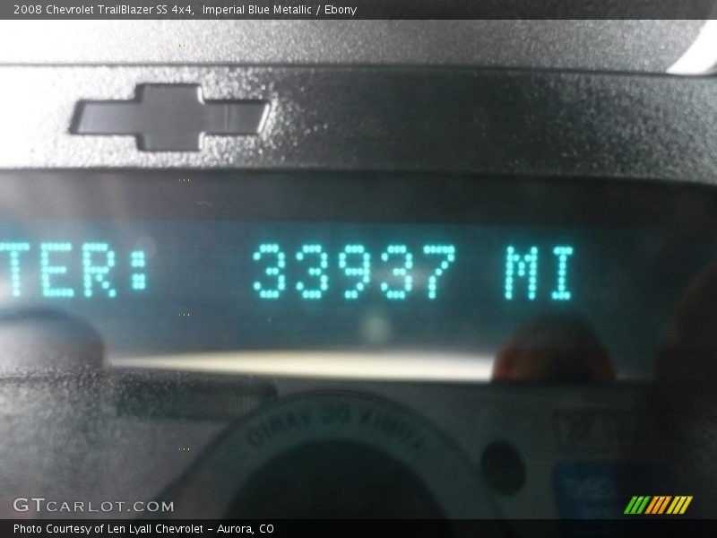 Imperial Blue Metallic / Ebony 2008 Chevrolet TrailBlazer SS 4x4