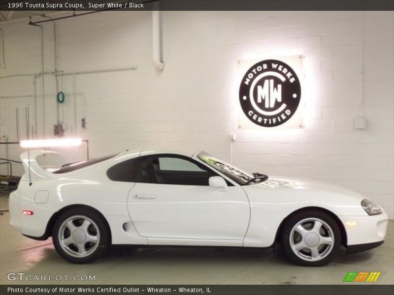 Super White / Black 1996 Toyota Supra Coupe