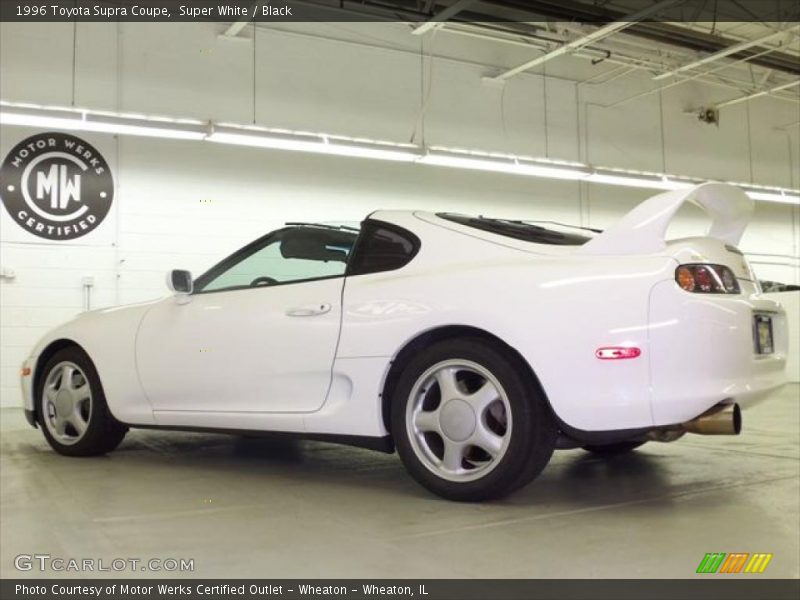 Super White / Black 1996 Toyota Supra Coupe