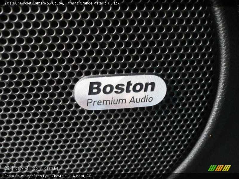 Inferno Orange Metallic / Black 2010 Chevrolet Camaro SS Coupe