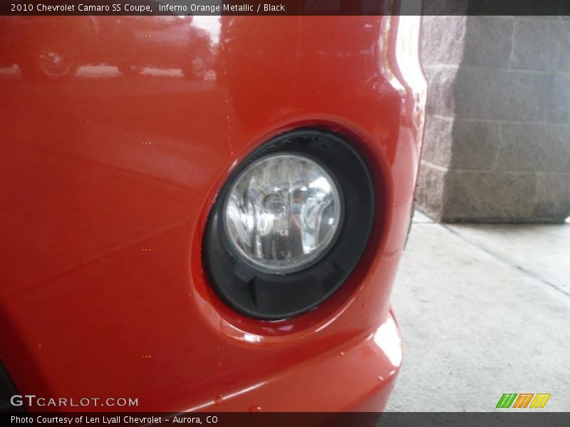 Inferno Orange Metallic / Black 2010 Chevrolet Camaro SS Coupe