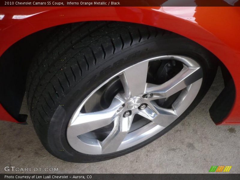 Inferno Orange Metallic / Black 2010 Chevrolet Camaro SS Coupe