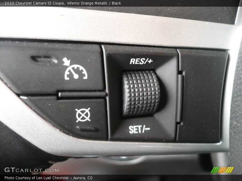 Inferno Orange Metallic / Black 2010 Chevrolet Camaro SS Coupe