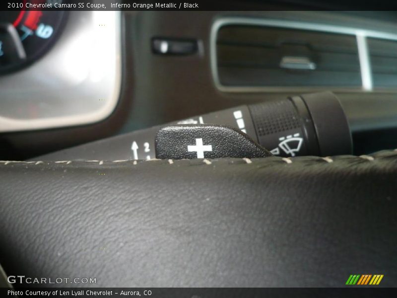 Inferno Orange Metallic / Black 2010 Chevrolet Camaro SS Coupe
