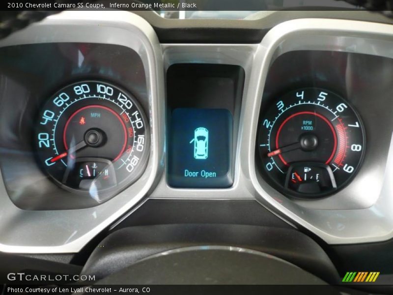 Inferno Orange Metallic / Black 2010 Chevrolet Camaro SS Coupe