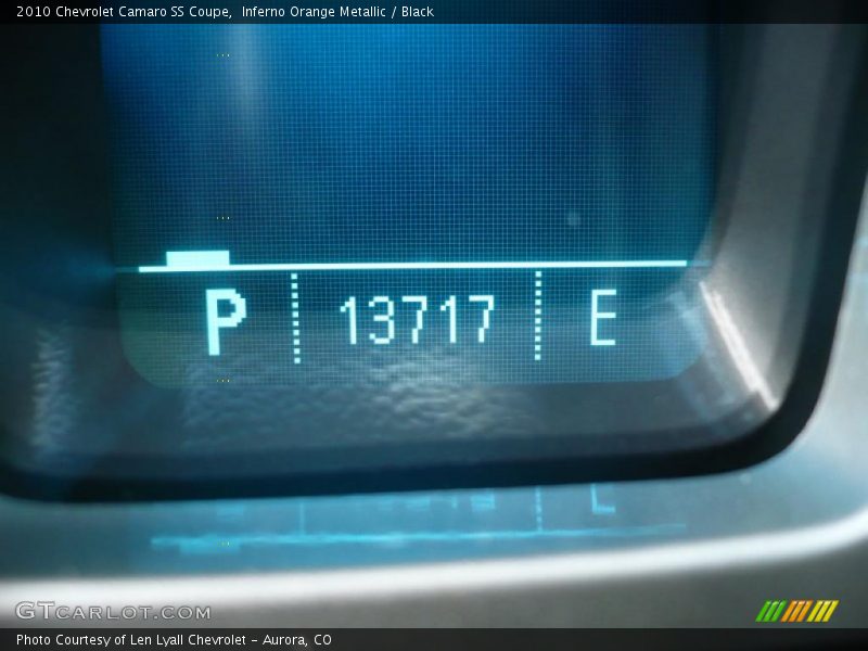 Inferno Orange Metallic / Black 2010 Chevrolet Camaro SS Coupe