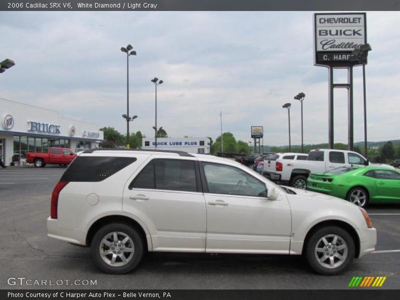 White Diamond / Light Gray 2006 Cadillac SRX V6