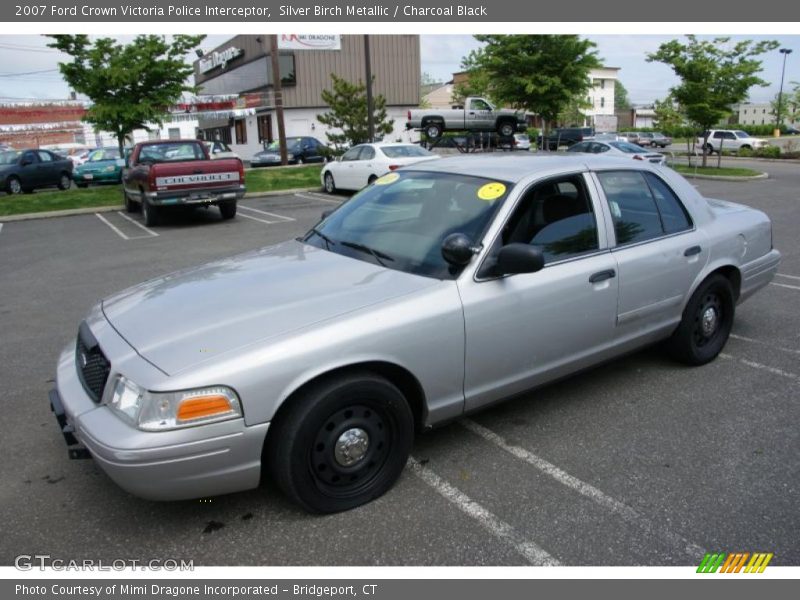 Front 3/4 View of 2007 Crown Victoria Police Interceptor