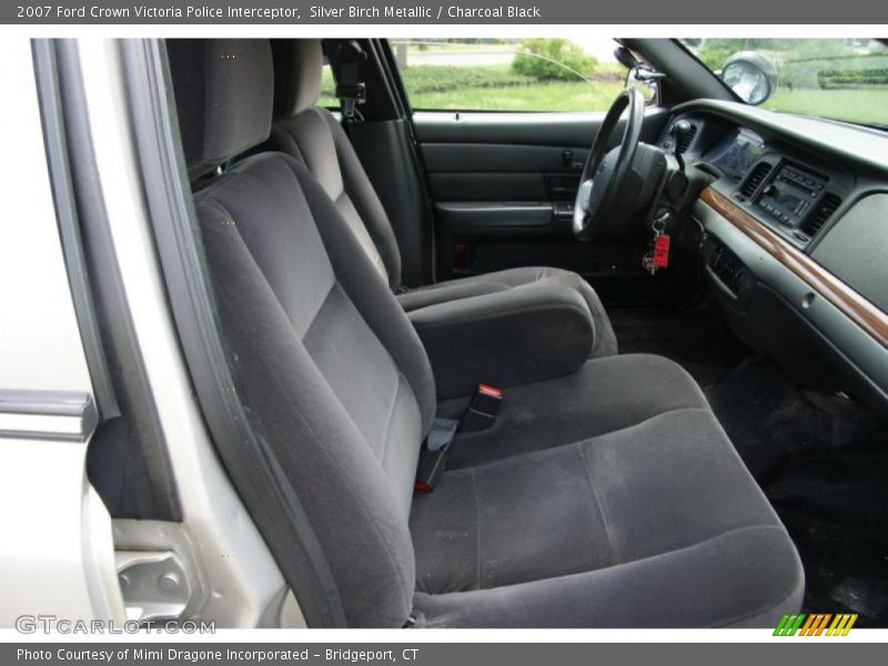  2007 Crown Victoria Police Interceptor Charcoal Black Interior