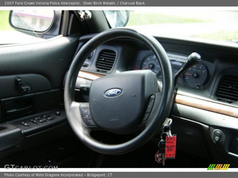 Silver Birch Metallic / Charcoal Black 2007 Ford Crown Victoria Police Interceptor