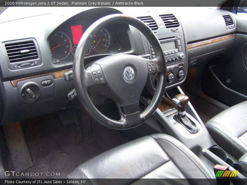 Platinum Grey Metallic / Anthracite Black 2006 Volkswagen Jetta 2.0T Sedan