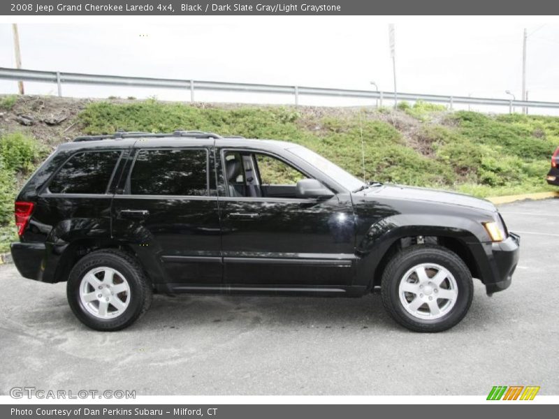 Black / Dark Slate Gray/Light Graystone 2008 Jeep Grand Cherokee Laredo 4x4