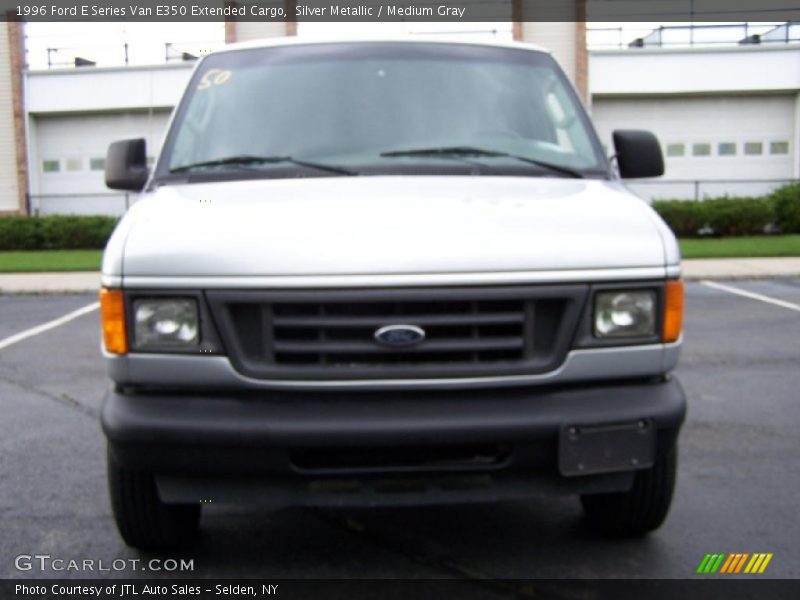 Silver Metallic / Medium Gray 1996 Ford E Series Van E350 Extended Cargo