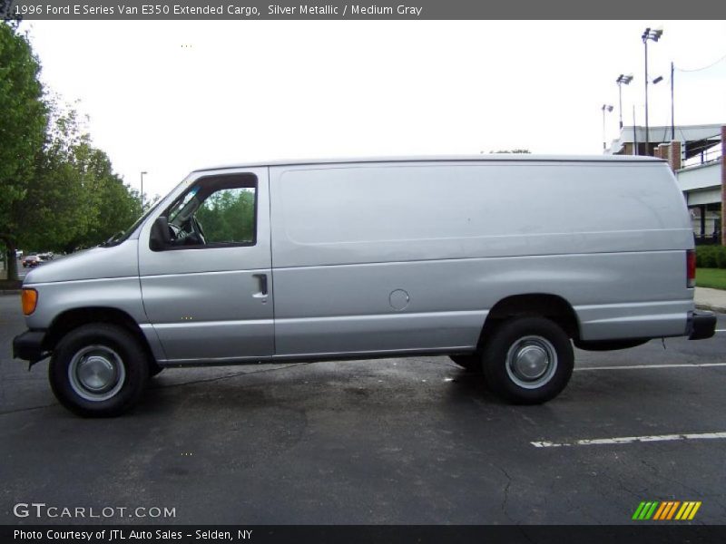 Silver Metallic / Medium Gray 1996 Ford E Series Van E350 Extended Cargo