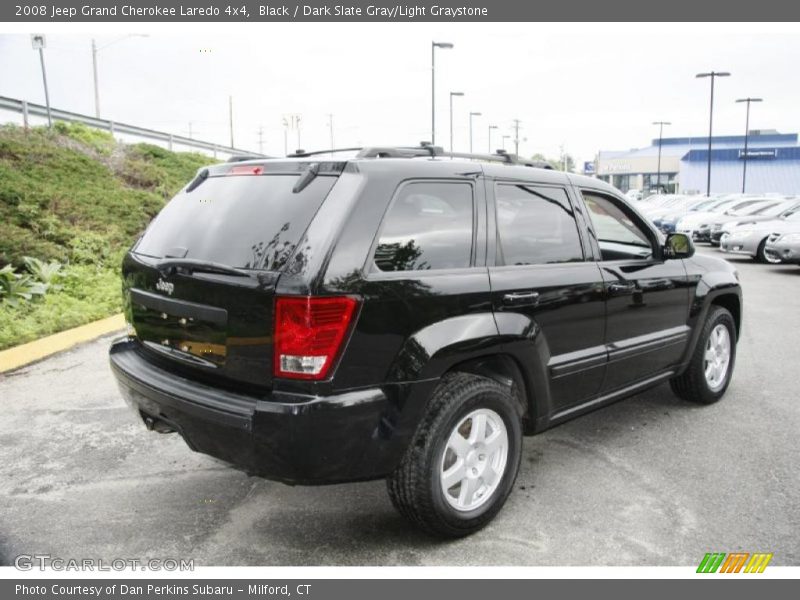 Black / Dark Slate Gray/Light Graystone 2008 Jeep Grand Cherokee Laredo 4x4