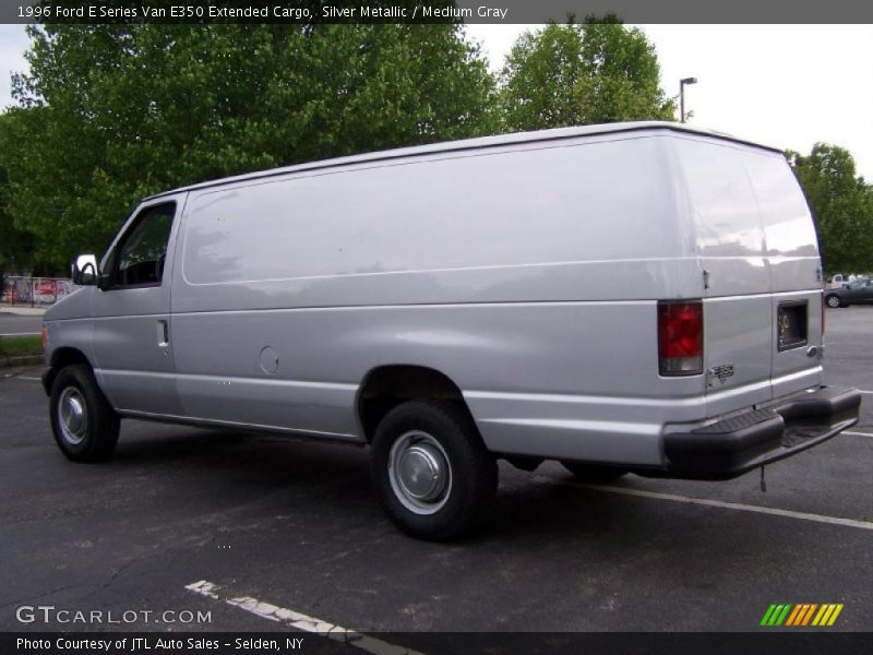 Silver Metallic / Medium Gray 1996 Ford E Series Van E350 Extended Cargo