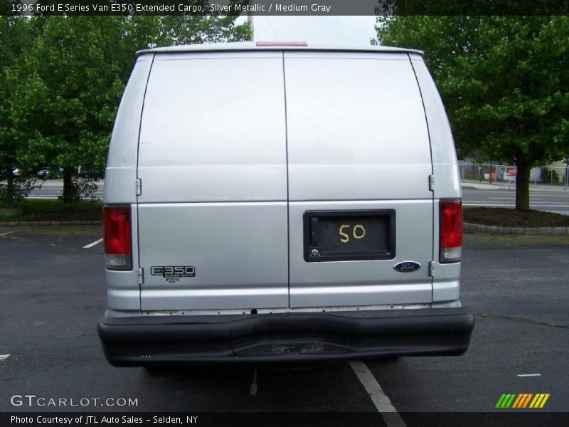 Silver Metallic / Medium Gray 1996 Ford E Series Van E350 Extended Cargo