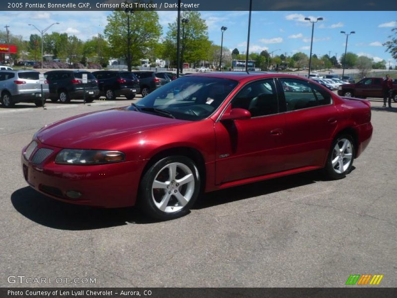 Crimson Red Tintcoat / Dark Pewter 2005 Pontiac Bonneville GXP