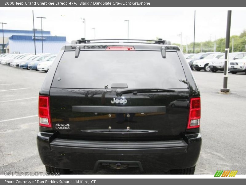 Black / Dark Slate Gray/Light Graystone 2008 Jeep Grand Cherokee Laredo 4x4
