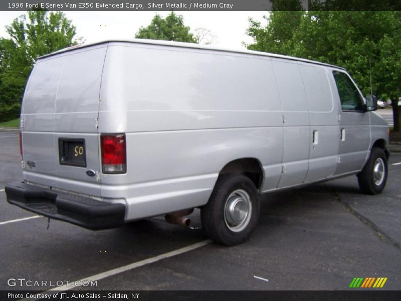 Silver Metallic / Medium Gray 1996 Ford E Series Van E350 Extended Cargo