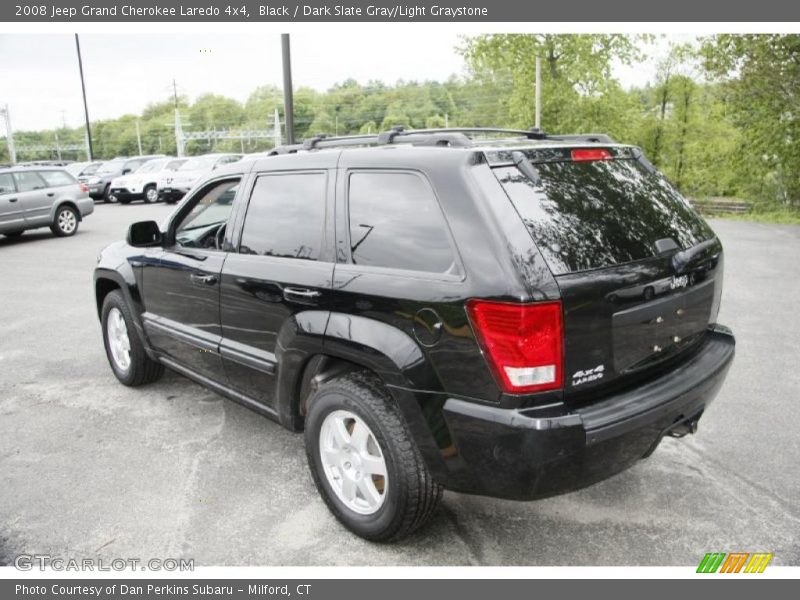 Black / Dark Slate Gray/Light Graystone 2008 Jeep Grand Cherokee Laredo 4x4