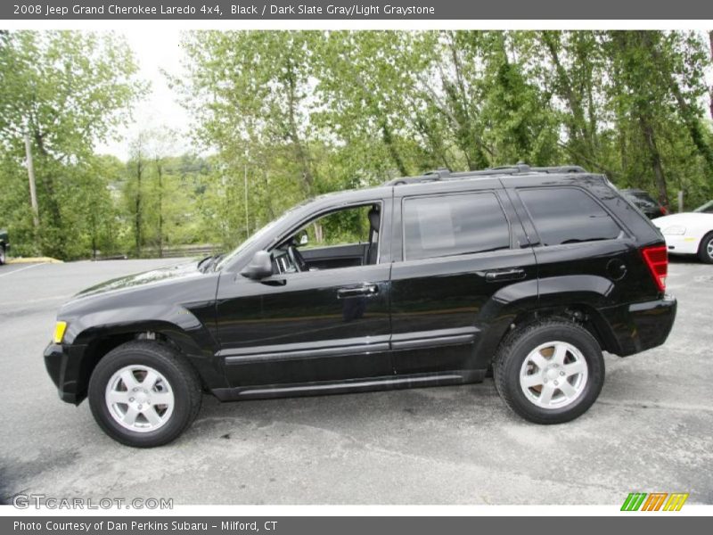 Black / Dark Slate Gray/Light Graystone 2008 Jeep Grand Cherokee Laredo 4x4