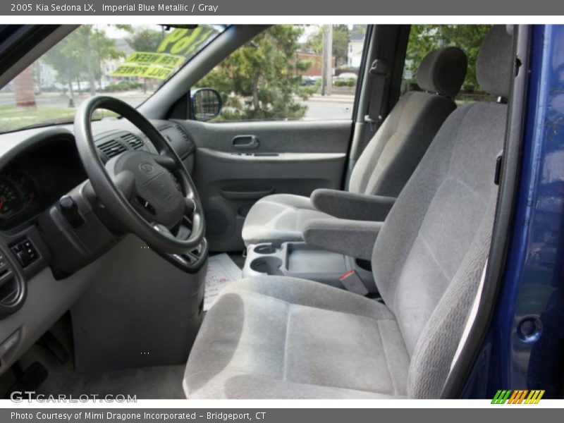 Imperial Blue Metallic / Gray 2005 Kia Sedona LX