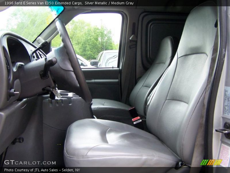 Silver Metallic / Medium Gray 1996 Ford E Series Van E350 Extended Cargo