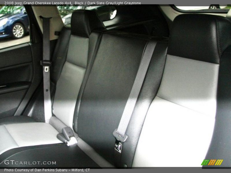 Black / Dark Slate Gray/Light Graystone 2008 Jeep Grand Cherokee Laredo 4x4