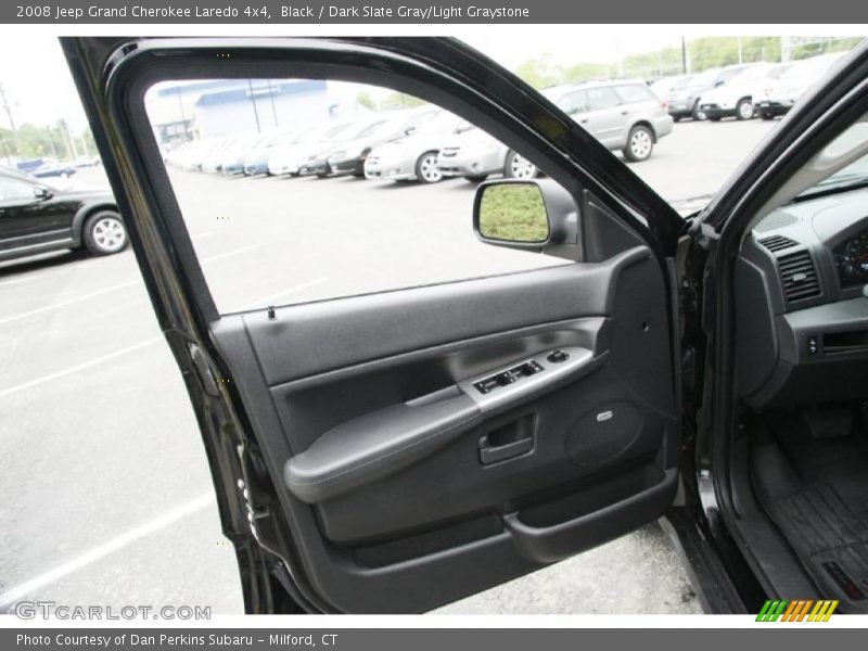 Black / Dark Slate Gray/Light Graystone 2008 Jeep Grand Cherokee Laredo 4x4