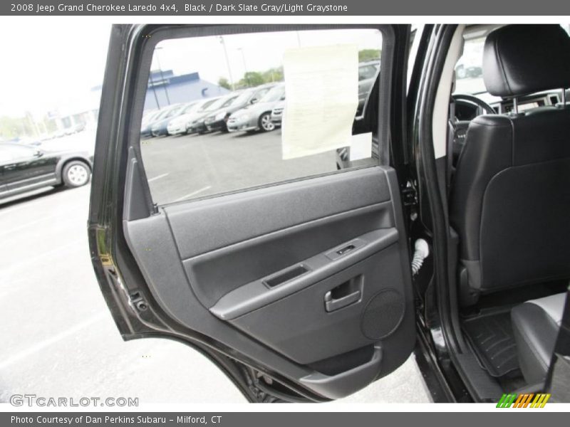 Black / Dark Slate Gray/Light Graystone 2008 Jeep Grand Cherokee Laredo 4x4