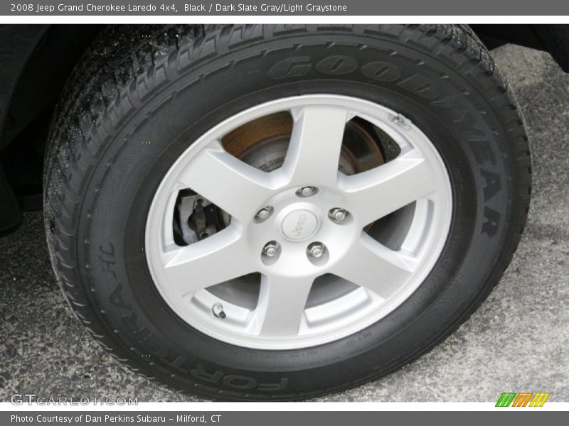 Black / Dark Slate Gray/Light Graystone 2008 Jeep Grand Cherokee Laredo 4x4