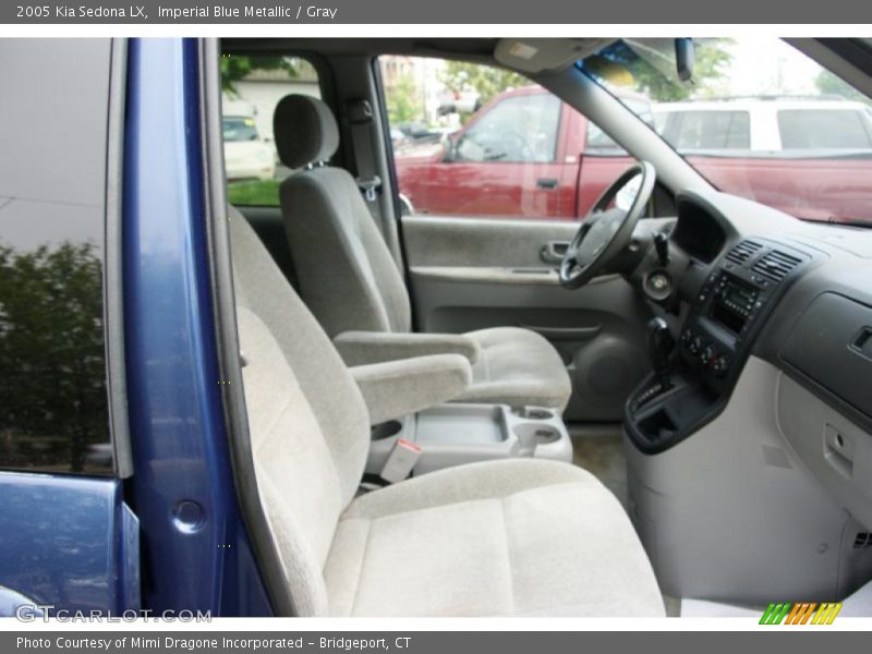Imperial Blue Metallic / Gray 2005 Kia Sedona LX