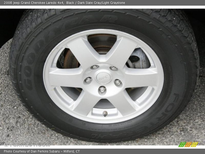 Black / Dark Slate Gray/Light Graystone 2008 Jeep Grand Cherokee Laredo 4x4