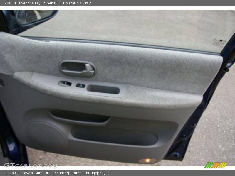 Imperial Blue Metallic / Gray 2005 Kia Sedona LX