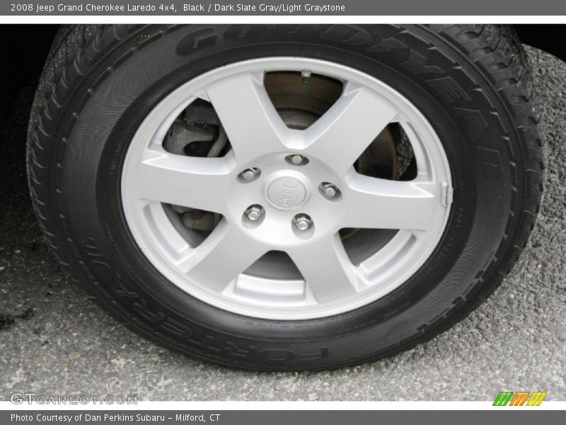 Black / Dark Slate Gray/Light Graystone 2008 Jeep Grand Cherokee Laredo 4x4
