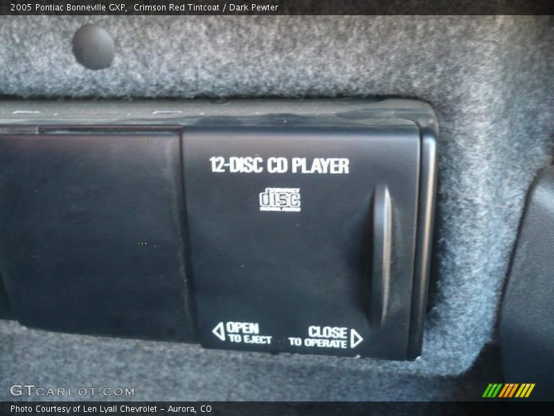 Crimson Red Tintcoat / Dark Pewter 2005 Pontiac Bonneville GXP