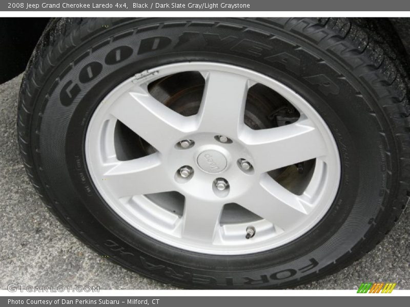Black / Dark Slate Gray/Light Graystone 2008 Jeep Grand Cherokee Laredo 4x4