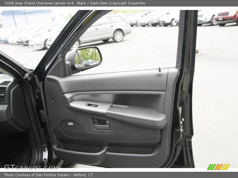 Black / Dark Slate Gray/Light Graystone 2008 Jeep Grand Cherokee Laredo 4x4