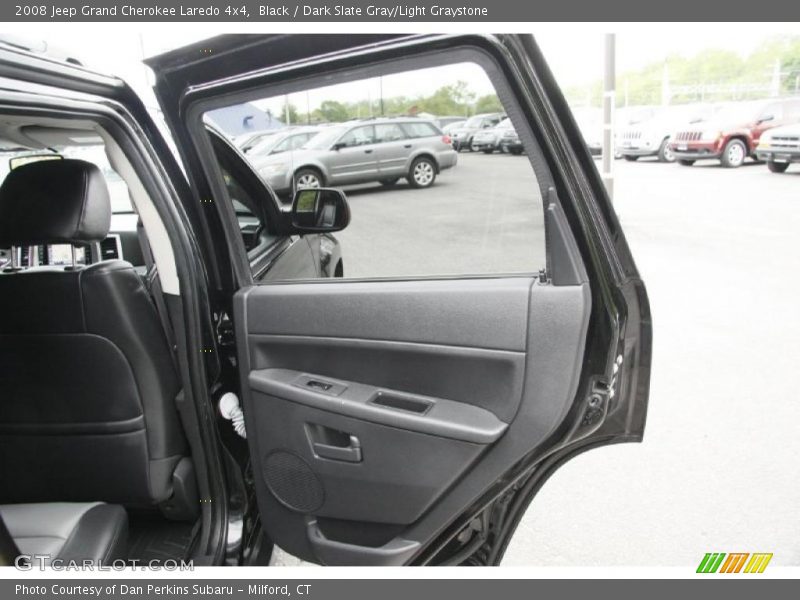 Black / Dark Slate Gray/Light Graystone 2008 Jeep Grand Cherokee Laredo 4x4