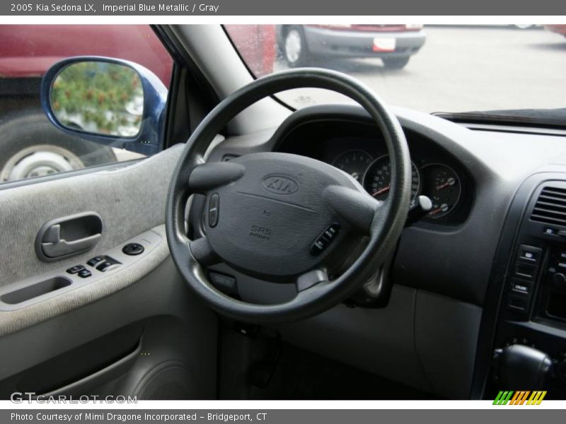 Imperial Blue Metallic / Gray 2005 Kia Sedona LX