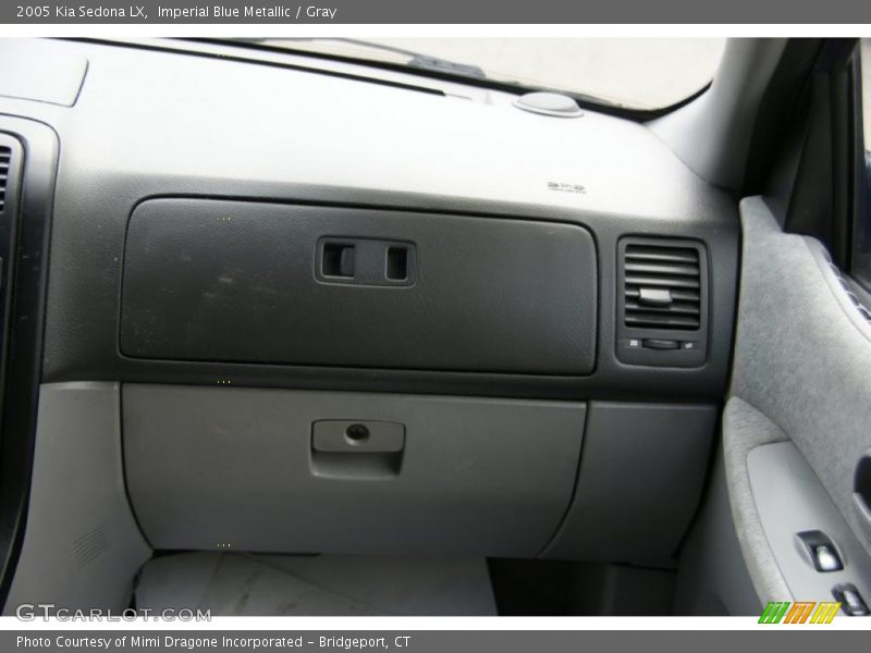 Imperial Blue Metallic / Gray 2005 Kia Sedona LX