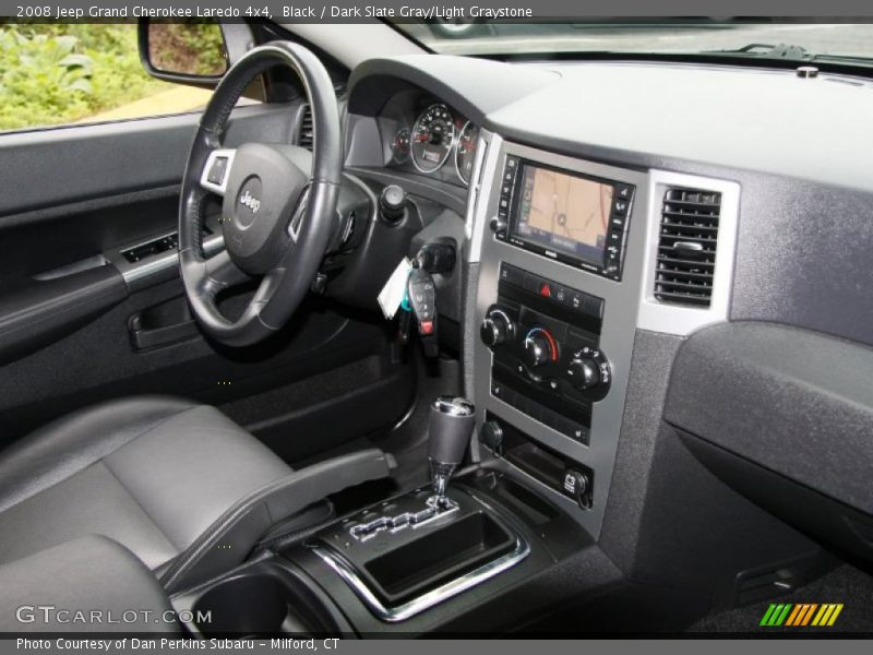 Black / Dark Slate Gray/Light Graystone 2008 Jeep Grand Cherokee Laredo 4x4