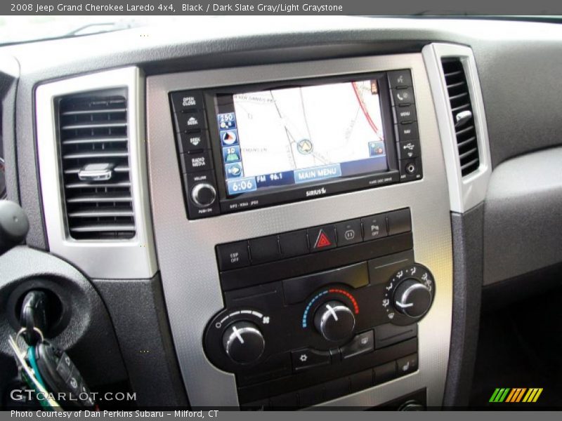 Black / Dark Slate Gray/Light Graystone 2008 Jeep Grand Cherokee Laredo 4x4