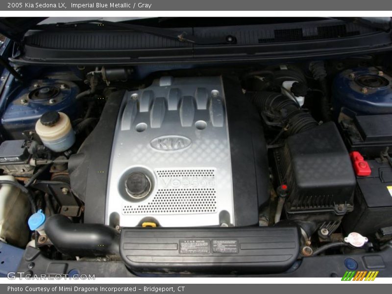 Imperial Blue Metallic / Gray 2005 Kia Sedona LX