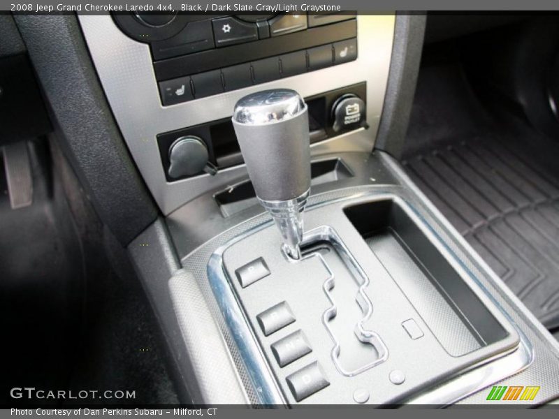 Black / Dark Slate Gray/Light Graystone 2008 Jeep Grand Cherokee Laredo 4x4