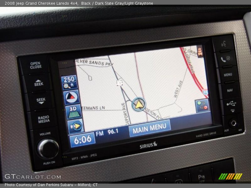 Black / Dark Slate Gray/Light Graystone 2008 Jeep Grand Cherokee Laredo 4x4